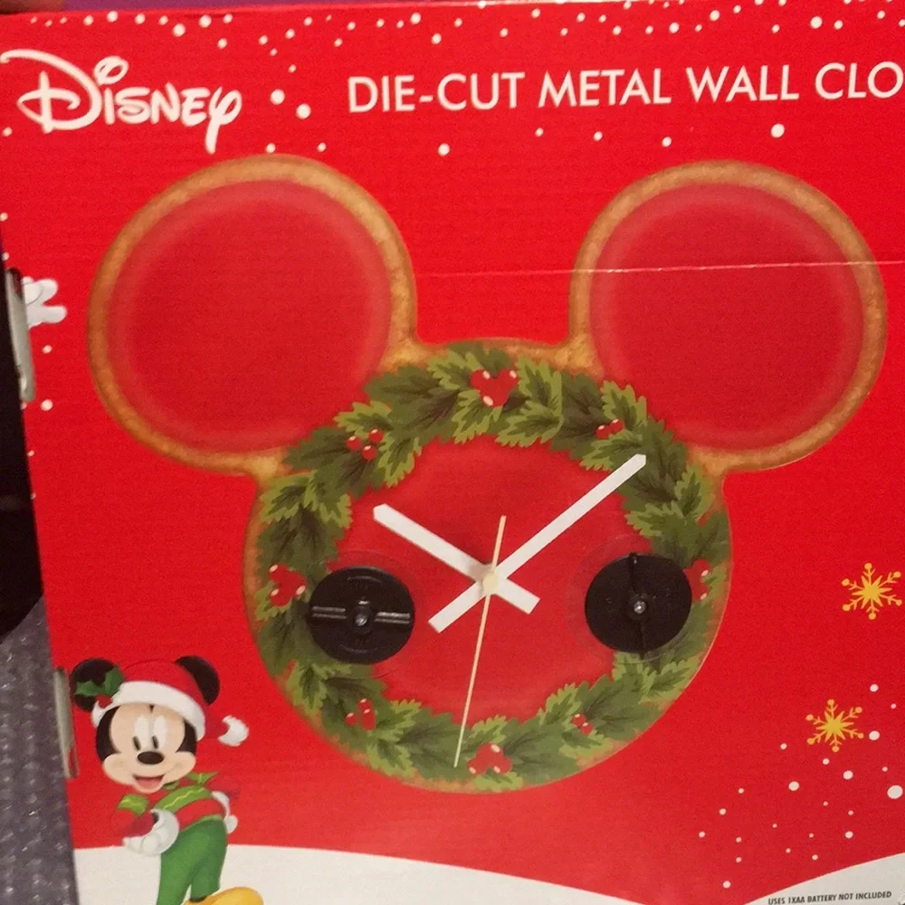 🎄Mickey Christmas wall clock